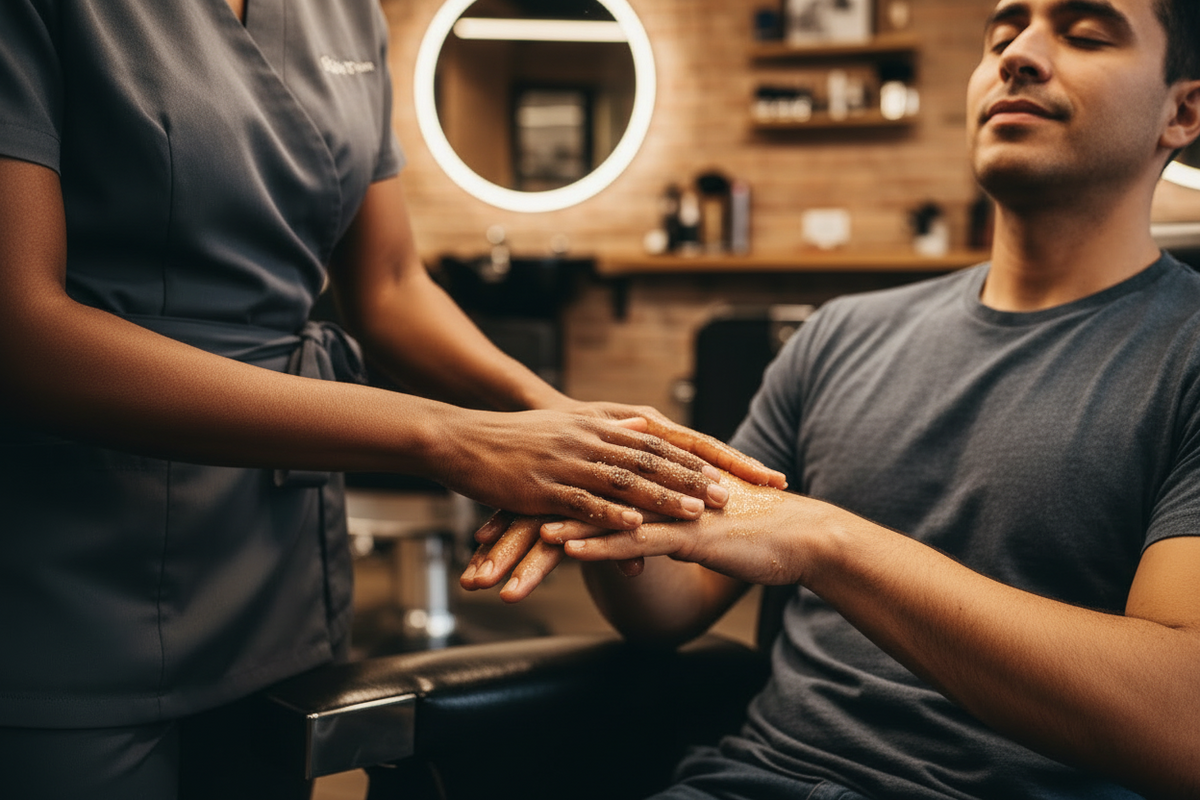 The Glow- Hand Scrub Experience