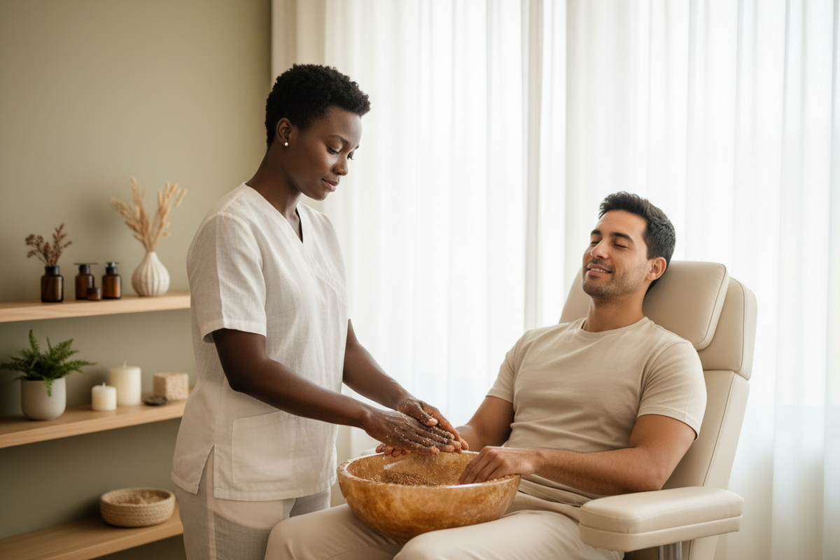 The Glow- Hand Scrub Experience